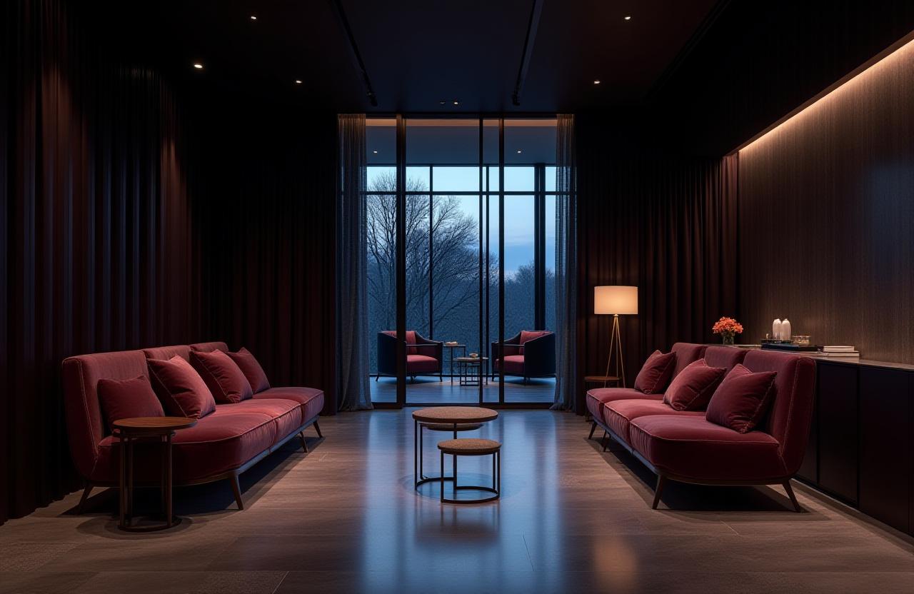 Luxury hotel lobby featuring bespoke Borealis furniture